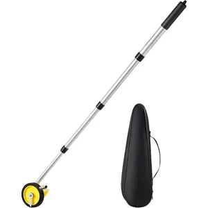 Measuring Wheel in ,  Walking Distance Measuring Wheel for Construction Yard Landscaping,  Telescoping Handle with Carry Bag, Roller Counter Measure Range 0-999 ft