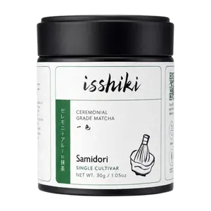Isshiki Samidori Single Cultivar Matcha Ceremonial-Grade Traditional Flavor Creamy 30g Handpicked Uji Tea