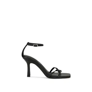 CALSITE-BLACK STILETTO SANDAL