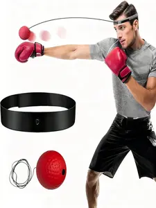 Head Mounted Boxing Reflex Ball Adjustable Headband Speed Training Punch Ball for Hand‑Eye Coordination & Stress Relief