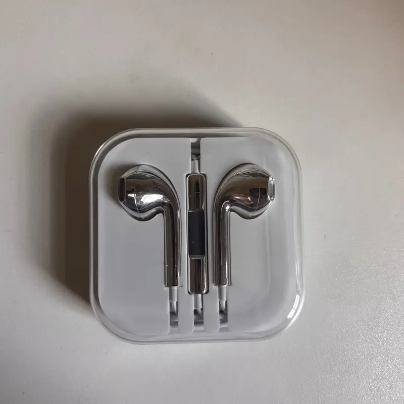 ES Chrome Wired Earbuds with Clear Audio, Comfortable In-Ear Design for Daily Use