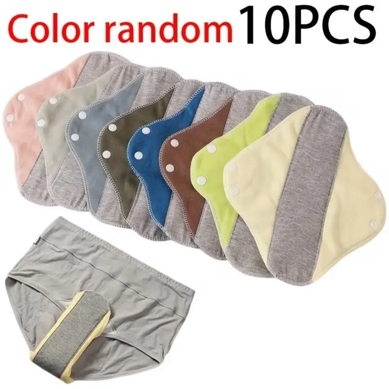 10-Pack Reusable Incontinence Pads for Elderly - Waterproof, Leak-Proof, Durable Nursing Underpads with Graphene Antibacterial Tech, Heavy-Duty Absorbency for Daily Care, Camping Hammock Protection