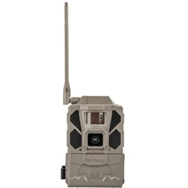TACTACAM Reveal X Gen 3.0 Trail Camera for Outdoor Hunters with Enhanced Clarity, Low-Glow IR & Improved Image Sensors for Year-Round Use, Gps, Discreet, Cellular, Deer Analytics, Extra-Durable Antenna, Fast Trigger Speeds, Live Camera Aiming