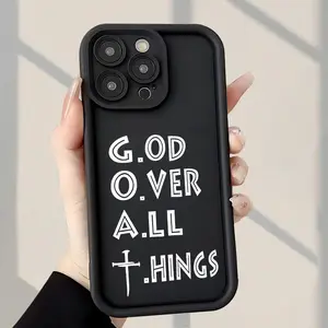 A Phone Case Featuring a Fashionable Design That Emphasizes The Presence of God in Everything Shockproof iPhone cases Case Compatible with For iPhone 17 Pro Max 16 16e 15 14 Plus 13 12 Mini 11 Air X XS Pattern TPU Lens Protection Durable Soft Cover Gift 2
