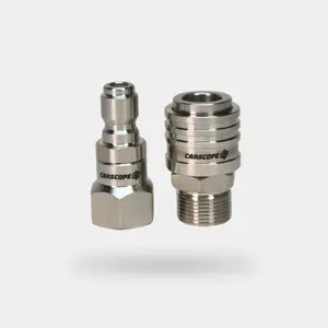 Carscope Stainless Steel Pressure Washer Swivel Gun Conversion Kit Garden Hose Connector