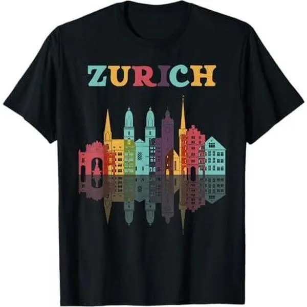 Zurich Switzerland Family Vacation Europian Trip TShirt Tee T-Shirt