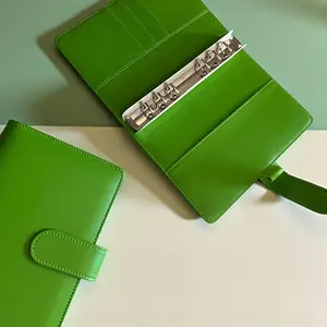 Forest Green A6 PU Leather Binders