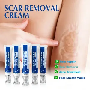 5-Pack for Treating Old Scars Professional Scar Removal Gel-Scarremoval treatment for keloids,C-sectionS, surgeries, burns, acne andmore.Body care cream