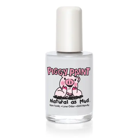 Piggy Paint Snow Bunny's Perfect Matte White Nail Polish - 0.5 fl oz Bottle, Non-toxic, Vegan, Water-based Nails Supplies for Children, Unisex Manicure Beauty Product