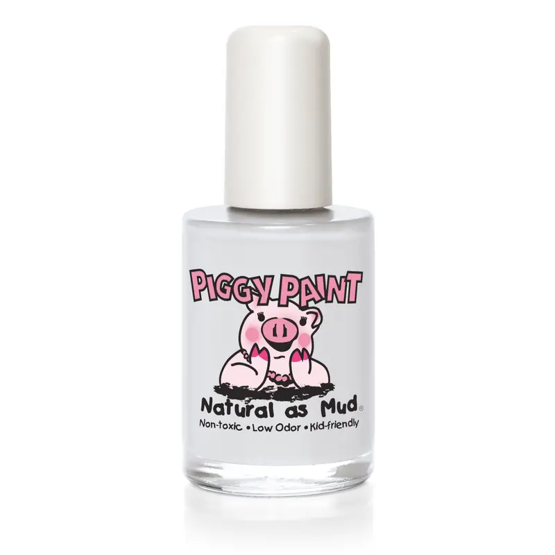 Piggy Paint Snow Bunny's Perfect Matte White Nail Polish - 0.5 fl oz Bottle, Non-toxic, Vegan, Water-based Nails Supplies for Children, Unisex Manicure Beauty Product