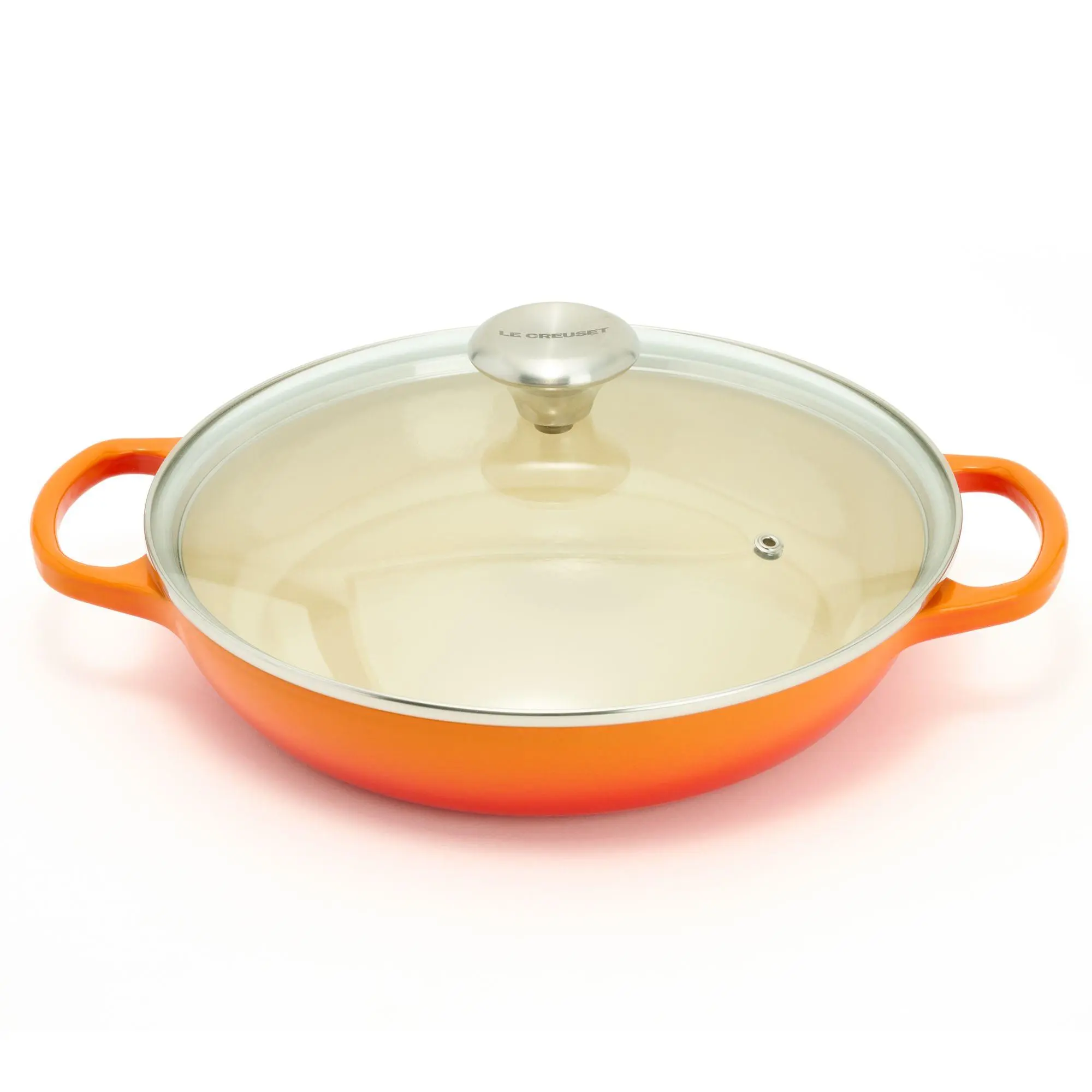 Le Creuset 2.25-qt Signature Cast Iron Braiser w/ Glass Lid