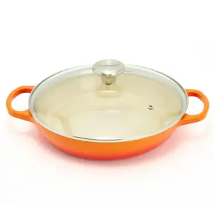 Le Creuset 2.25-qt Signature Cast Iron Braiser w/ Glass Lid