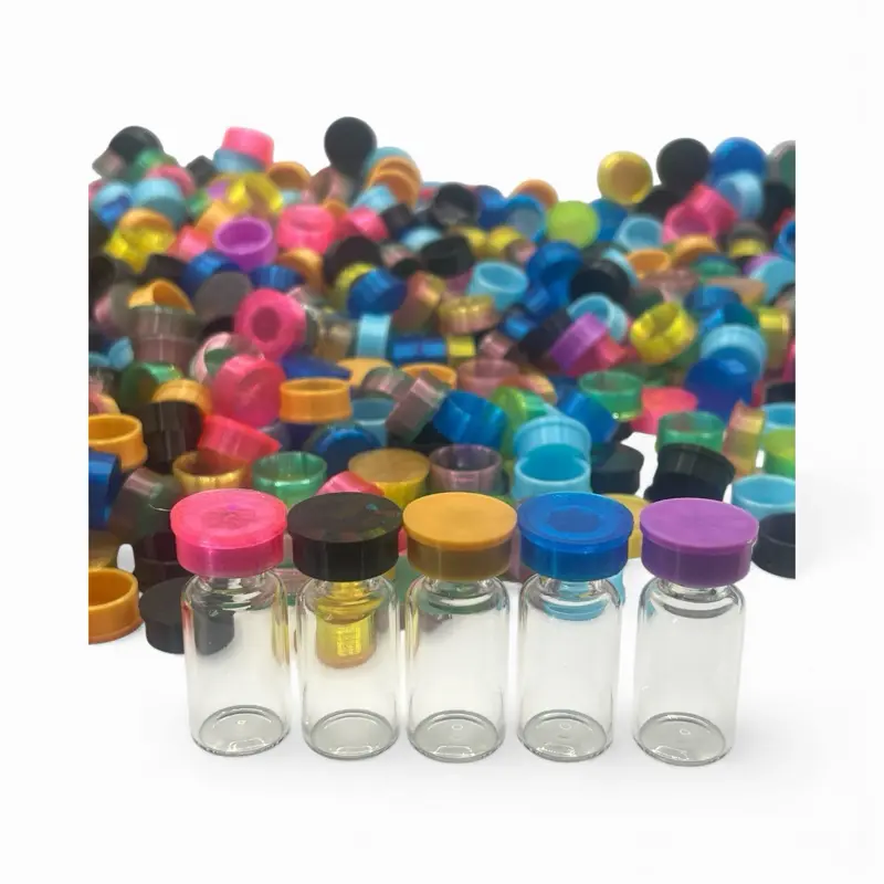 Now Flexible 3mL Vial Cap, Peptide Vial Caps Many Colors to Pick From