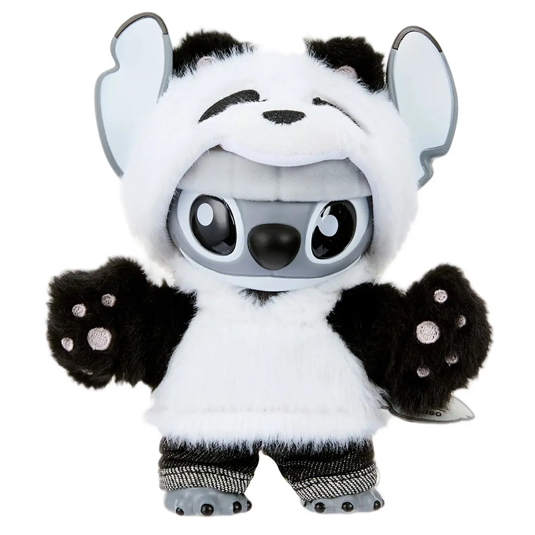 MINISO Disney Stitch GenZ Street Series Panda Costume Vinyl Plush Figure, bag charm Cute Stitch Gift for Disney Fans