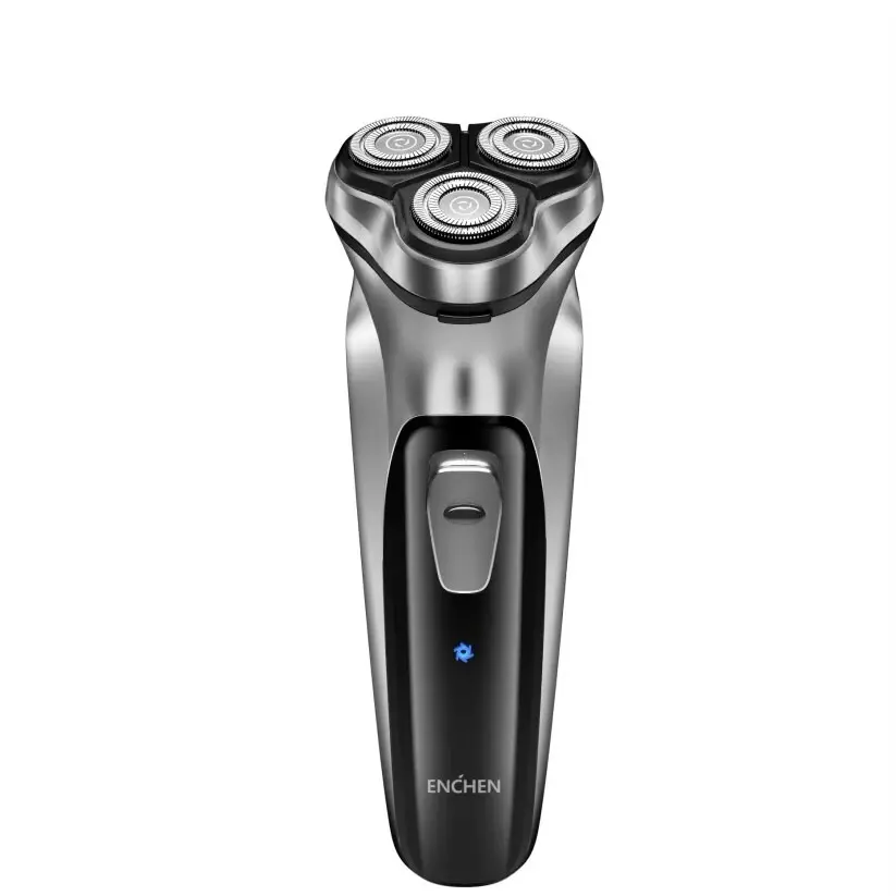 Men's smart 3D cordless rechargeable rotary shavers with self-sharpening precision blades, fully washable for wet & dry use, Type-C fast charging, long battery life, and a compact design — for an efficient, clean shave that boosts confidence.