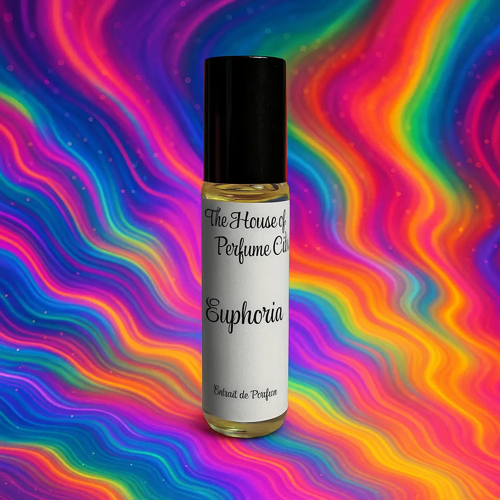 Euphoria Noire Roll-On Perfume Oil 10ML by The House of Phoenix Floral Chypre Scent Floral Oriental Fragrance long lasting perfume mini perfumes