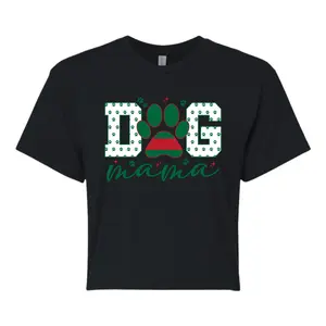 Dog Mama Crop Top Tee - Pucci