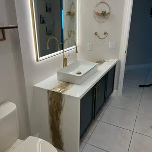 Epoxy bathroom countertop kit