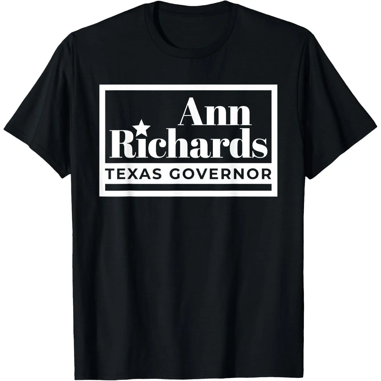 Democrat Texas Governor Ann Richards T-Shirt Pure Cotton Graphic Tees Menswear Top: Gifts for Men & Women