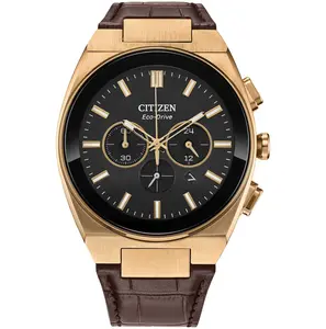Citizen Men's Axiom 43mm Solar Powered Quartz Eco-Drive Watch CA4583-01E