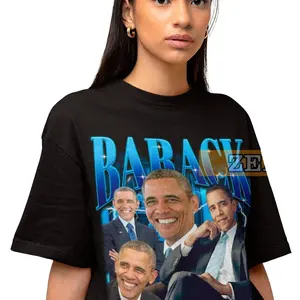 Barack Obama Retro 90s T-shirt - Barack Obama Sweatshirt - Barack Obama Fan Gift - American President Tee - Barack Obama Supporter