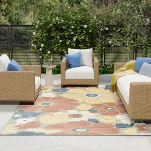 Nourison Aloha Floral Bloom Indoor/Outdoor Rug