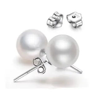 925 Sterling Silver Pearl Retro Stud Earrings for Women Luxury Designer Jewelry Accessories Gaabou GaaBou Jewellery