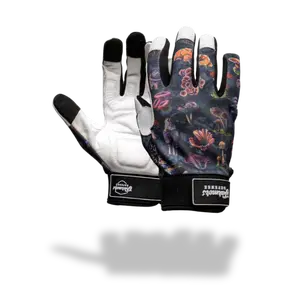 FARMER'S DEFENSE Leather Gloves | Thorn Proof & Puncture Resistant | Durable Grip, Breathable | Gardening, Landscaping, DIY - Fungi