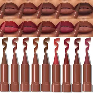 9 Color Matte Foggy Lipstick Beauty Set Makeup Waterproof Easy To Apply Long Lasting Lip Glaze Suitable For Beginners To Use Lip Glossy Cosmetic Gift