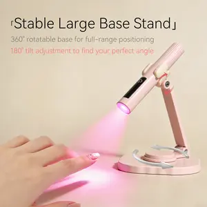 Touch Screen LED Nail Lamp, Rotatable Stand Set, Fast Dry Uvled Gel Polish Curing Light, UV Lamp Cured, Manicure Tool Kit, DIY Nails, Led Nail Dryer