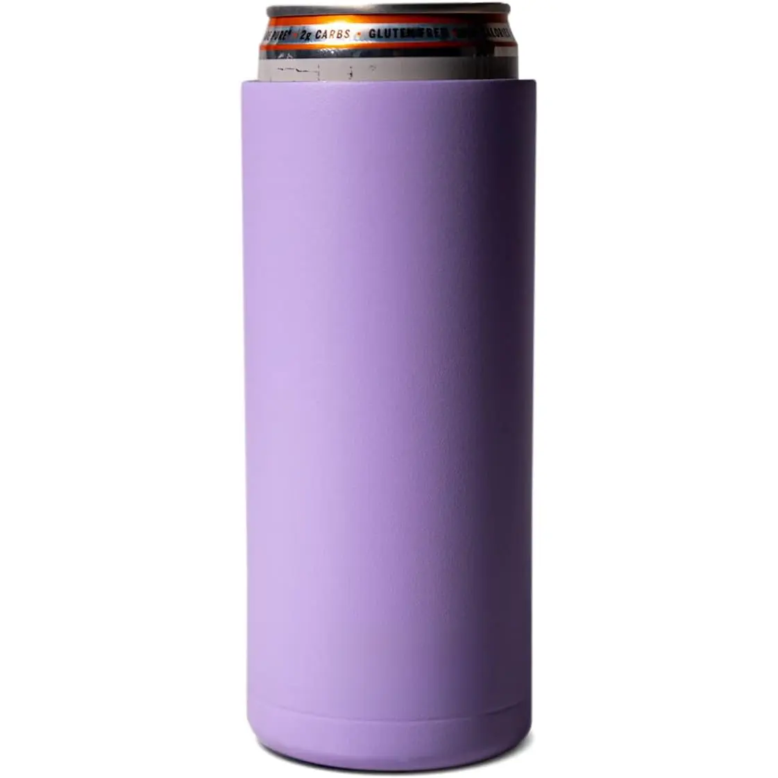 2-in-1 Slim Can Cooler & Tumbler | Stainless Steel Insulated Can Cooler for Hard Seltzer, Beer, Soda, and Energy Drinks | 12oz Slim Can Cooler Insulated (Lavender)