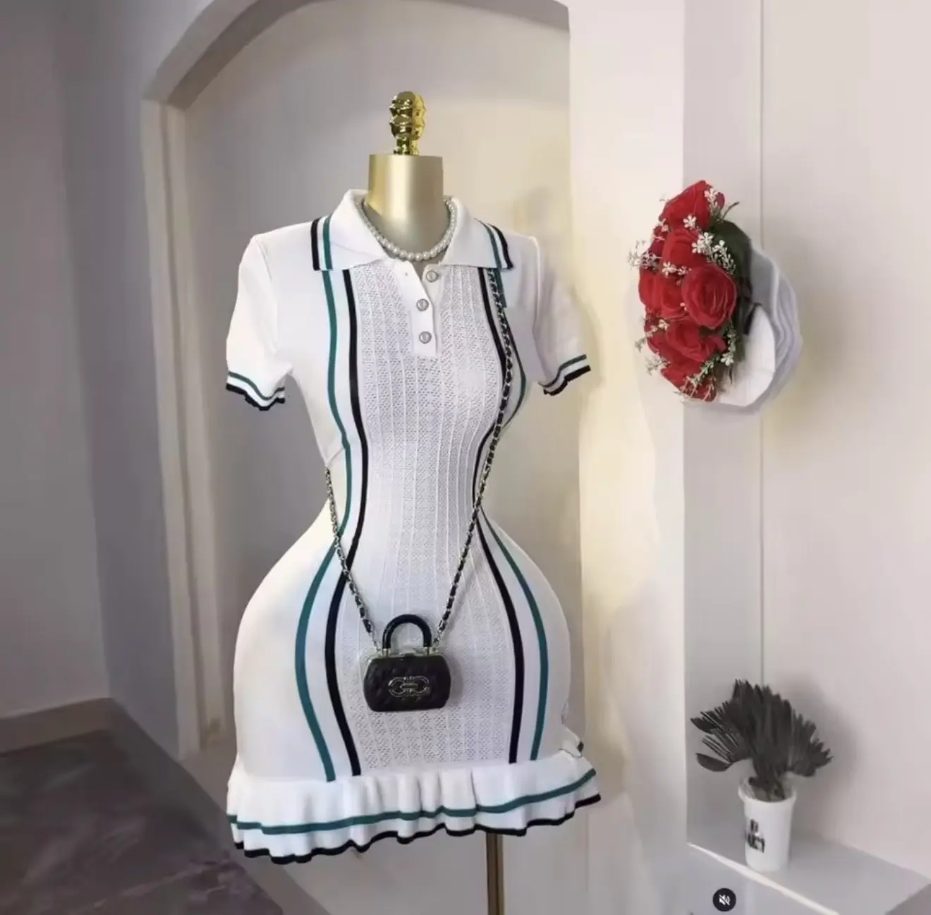 Knitted Mini Dress