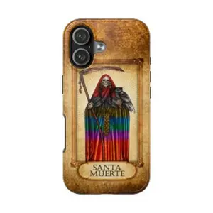 La Santa Muerte Mexico Vintage Phone Case