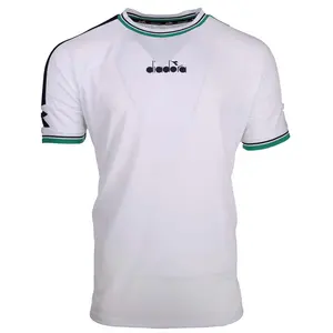diadora Mens Icon Crew Neck Short Sleeve Athletic Tennis Casual Tops Casual - White