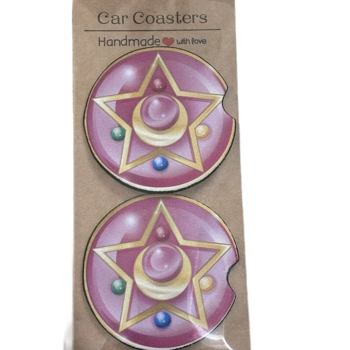 Car coaster Sailor Moon inspired | 90’s nostalgia | car coaster