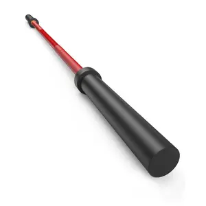 7-foot Olympic barbell, 20 kg/44 lbs – Maximum load capacity 450-680 kg (1000-1500 lbs) – Ideal for squats, deadlifts, bench presses, and powerlifting – Compatible with 50mm weight plates – Ideal for home gyms