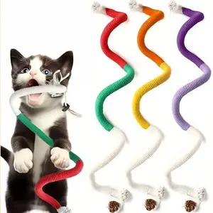 Cat Toys for Indoor Cats, Kitten Toys for Indoor Kittens, Catnip Rope Chew Toys for Teeth Cleaning, Interactive Cat String Toy, Kitty Kicker Toy, 3 Pack Cat Tunnel Toy tough dog