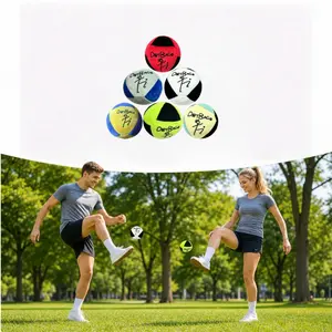Premium DirtBag Hacky Sack, Non-Slip Footbag. Lightweight, durable and portable. Ideal for trick play, suitable for beginners and pros, great for outdoor activities anywhere，Hacky Sack