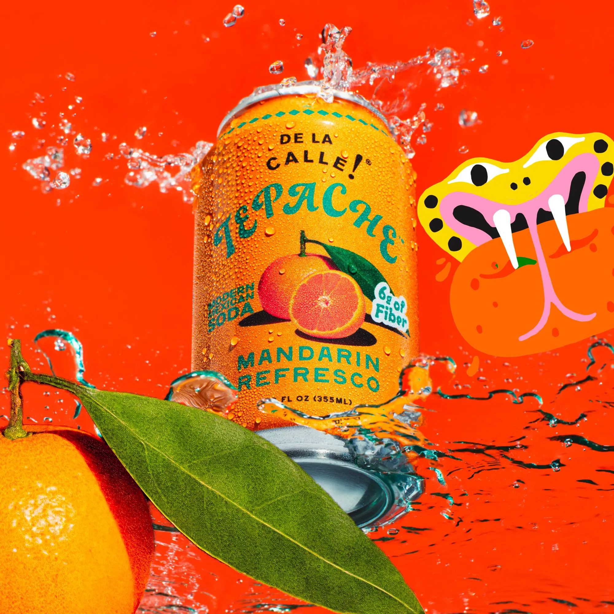 De La Calle Mandarin Tepache | Sparkling Drink - 12 pack De La Calle Mandarin Tepache | Sparkling Drink - 12 pack
