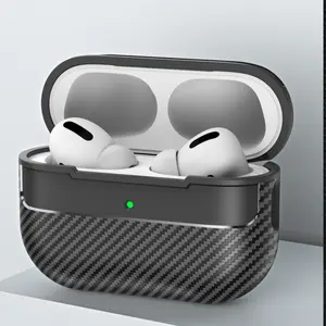 For Apple AirPod Case for AirPods 4/3/2/1 Pro 3 2 Pro 1st Case with Carabiner, Carbon Fiber Texture Military Shockproof Cover Wireless Charging Compatible Protective Case#MothersDayGift #GiftsForHer