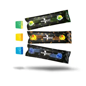 1 Shot® Energy Chews | Caffeine & Nootropic Infused Chews | 3 Sleeve (18 Pieces) Sample Pack | Immediate Energy, Low-Sugar | Dark Matter Cherry, Lemon Lime & Blue Raspberry | Candy Sports Chews