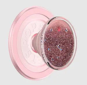 Tidepool Rose Magnetic MagSafe PopGrip Popsocket - Stylish Cellphone Tech Accessory with Stand, Something Sweet Line, Phone Holder Design for Smartphones, Mobile Accessories