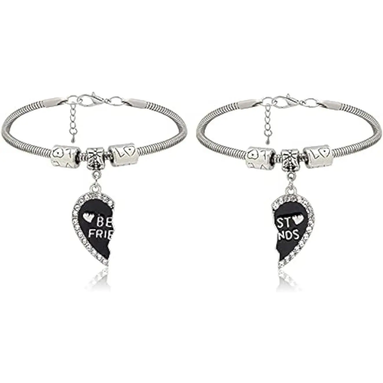 Matching Bracelets  Friend Bracelets BFF Bracelets For 2 Birthday Christmas Graduation Gifts BFF Bracelets