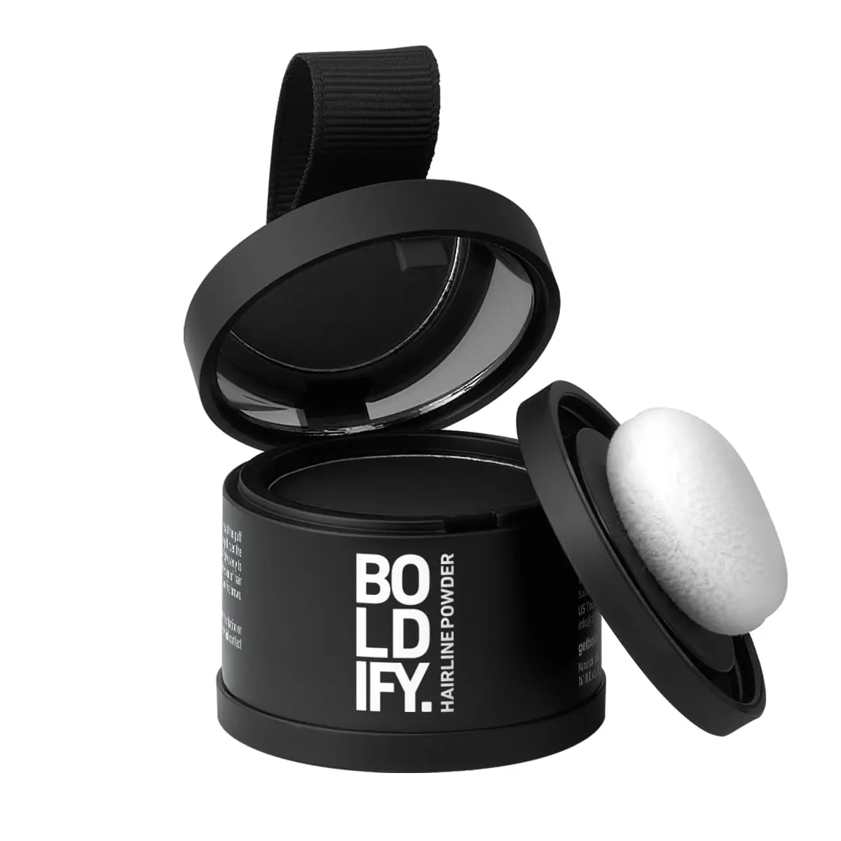 Hairline Powder, Root Touch Up Hair Color Black 4g | Instantly Fills Thinning Hair & Sparse Hairlines - Root Cover Up for Gray Hair - Water-Resistant, Sweat-Proof 24-Hour Wear