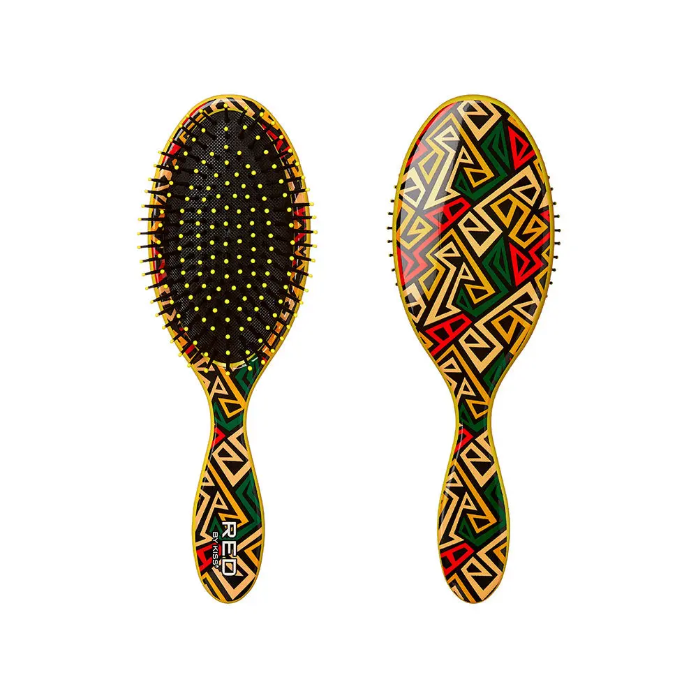 RED by KISS Oval Designed Brush - Bold Geometric