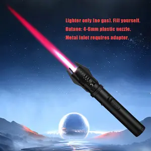 [Butane No Included] High Temperature,Windproof Butane Torch Lighter with Intense Blue Flame-Professional Welding & Soldering Kit for Outdoor BBQ, Camping, Metalworking | Durable Metal Construction | Father's Day Gifts 2025, for Men, Dad, DIY Enthusiasts,