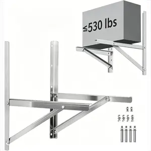Heavy Duty Mini Split Wall Mounting Bracket for 9000-24000BTU Condenser Ac Support Brackets Rust Free Stainless Steel