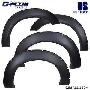 Fit For Ford F-250 F-350 2011-2016 Pocket Rivet Fender Flares Wheel Cover