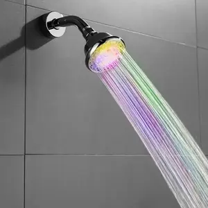 Water-Powered Color-Changing LED Shower Head with Temperature Control, No Batteries Needed, Ideal for Bathroom Decor & Festive Gifts