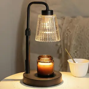 Candle Warmer Lamp with Timer Dimmer Adjustable Height for New Home Bedroom, Mothers Day Gifts, Vintage Home Decor for Scented Jar